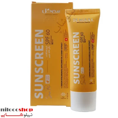 کرم ضد آفتاب رنگی سی گل 60 SPF بژ روشن