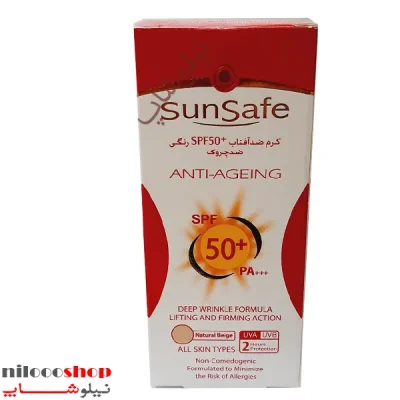 کرم ضد آفتاب و ضدچروک سان سیف SPF 50