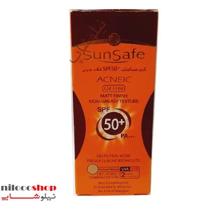 کرم ضد آفتاب آنتی آکنه سان سیف SPF50