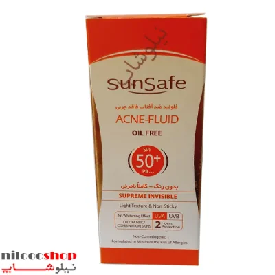 کرم ضد آفتاب فلوئید سان سیف فاقد چربی SPF50
