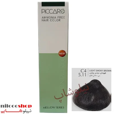 رنگ مو بدون آمونیاک پیکارو شماره C4