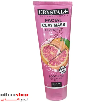 ماسک صورت کریستال مدل خاک رس و گریپ فروت
