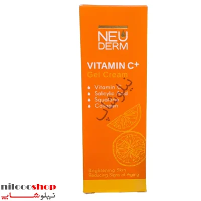 ژل کرم ویتامین c نئودرم مناسب پوست چرب و جوش دار