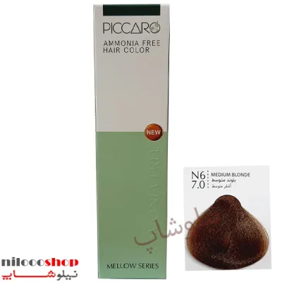 رنگ مو بدون آمونیاک پیکارو شماره N6