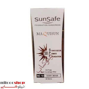 ضد آفتاب کرم پودری و پرایمری سان سیف شماره nc 10