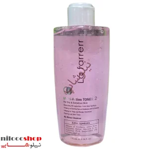 تونر پاک کننده صورت لافارر مدل مولتی اکتیو مناسب پوست خشک و حساس