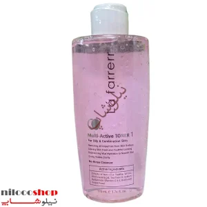 تونر پاک کننده صورت لافارر مدل مولتی اکتیو مناسب پوست چرب و مختلط