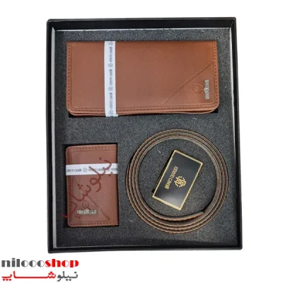 ست کیف و کمربند مردانه روبرتو کاوالی