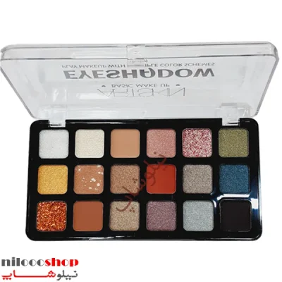 پالت سایه چشم 18 رنگ آرت اسکین مدل S3 B